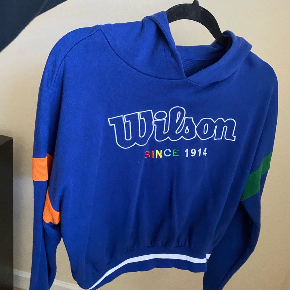 Forever 21 x Wilson Crop Sweater Size M